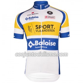 Maillot mangas cortas 2018 Sport Vlaanderen-Baloise N001